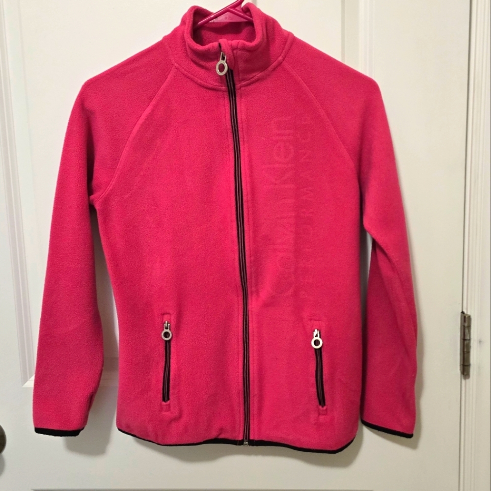 Girls' Juniors Hot Pink Calvin‎ Klein Performance Fleece Jacket